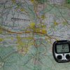 103 km na liczniku, na mapie zaznaczona część trasy