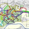 tak wyglądała mapa trasy przygotowana na tą wycieczkę, uprzedzając pytania - wszystkie kolory dotyczą tej trasy